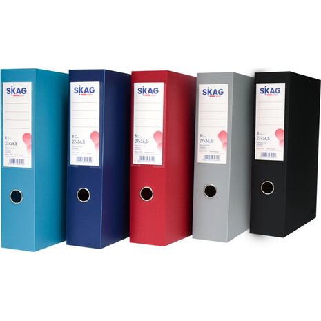 Κουτί Skag A4 με κούμπωμα Velcro 8cm διάφορα χρώματα