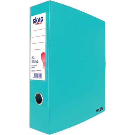 Κουτί Skag A4 με κούμπωμα Velcro 8cm διάφορα χρώματα