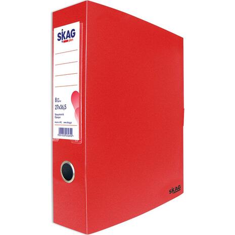 Κουτί Skag A4 με κούμπωμα Velcro 8cm διάφορα χρώματα