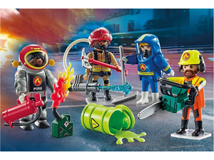 Playmobil Action Heroes Επιχείρηση Πυροσβεστικής 71468
