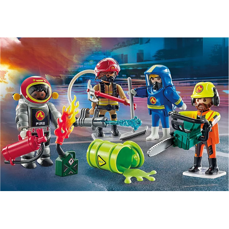 Playmobil Action Heroes Επιχείρηση Πυροσβεστικής 71468