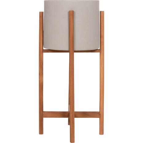 ΓΛΑΣΤΡΑ ΕΣΩΤ.ΧΩΡΟΥ RENTIL HM4684.03S FIBER CEMENT ΧΡΩΜΑ ΓΚΡΙ--ΒΑΣΗ TEAK Φ27x56Υ