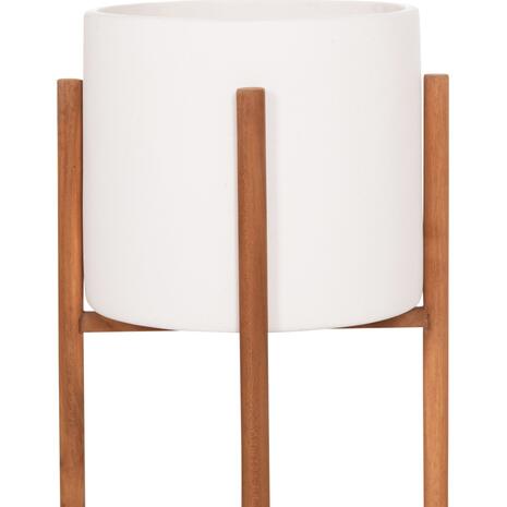 ΓΛΑΣΤΡΑ ΕΣΩΤ.ΧΩΡΟΥ RENTIL HM4684.02S FIBER CEMENT ΧΡΩΜΑ ΛΕΥΚΟ--ΒΑΣΗ TEAK Φ27x56Υ