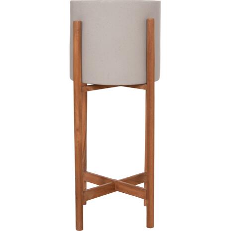 ΓΛΑΣΤΡΑ ΕΣΩΤ.ΧΩΡΟΥ RENTIL HM4684.03S FIBER CEMENT ΧΡΩΜΑ ΓΚΡΙ--ΒΑΣΗ TEAK Φ27x56Υ