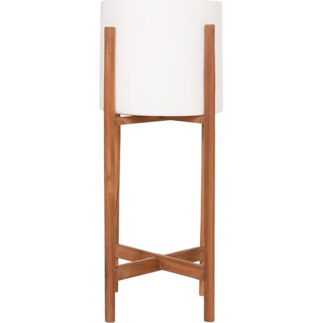 ΓΛΑΣΤΡΑ ΕΣΩΤ.ΧΩΡΟΥ RENTIL HM4684.02S FIBER CEMENT ΧΡΩΜΑ ΛΕΥΚΟ--ΒΑΣΗ TEAK Φ27x56Υ