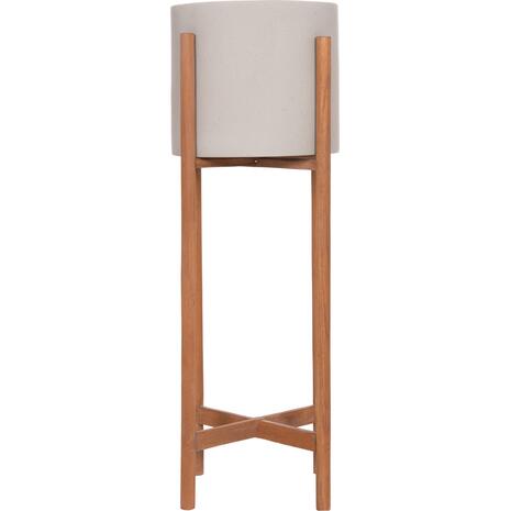 ΓΛΑΣΤΡΑ ΕΣΩΤ.ΧΩΡΟΥ RENTIL HM4684.03L FIBER CEMENT ΧΡΩΜΑ ΓΚΡΙ--ΒΑΣΗ TEAK Φ27x66Υ