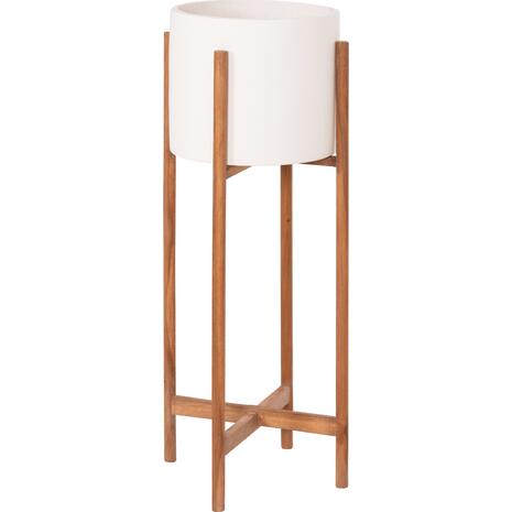 ΓΛΑΣΤΡΑ ΕΣΩΤ.ΧΩΡΟΥ RENTIL HM4684.02L FIBER CEMENT ΧΡΩΜΑ ΛΕΥΚΟ--ΒΑΣΗ TEAK Φ27x66Υεκ