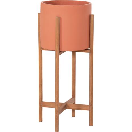 ΓΛΑΣΤΡΑ ΕΣΩΤ.ΧΩΡΟΥ RENTIL HM4684.08S FIBER CEMENT ΧΡΩΜΑ ΤΕΡΑΚΟΤΑ--ΒΑΣΗ TEAK Φ27x56Υ