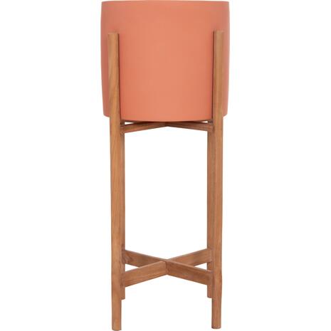 ΓΛΑΣΤΡΑ ΕΣΩΤ.ΧΩΡΟΥ RENTIL HM4684.08S FIBER CEMENT ΧΡΩΜΑ ΤΕΡΑΚΟΤΑ--ΒΑΣΗ TEAK Φ27x56Υ