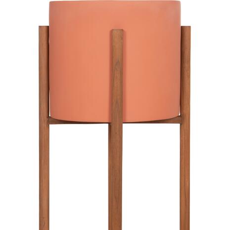 ΓΛΑΣΤΡΑ ΕΣΩΤ.ΧΩΡΟΥ RENTIL HM4684.08L FIBER CEMENT ΧΡΩΜΑ ΤΕΡΑΚΟΤΑ--ΒΑΣΗ TEAK Φ27x66Υ