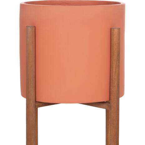 ΓΛΑΣΤΡΑ ΕΣΩΤ.ΧΩΡΟΥ RENTIL HM4684.08L FIBER CEMENT ΧΡΩΜΑ ΤΕΡΑΚΟΤΑ--ΒΑΣΗ TEAK Φ27x66Υ