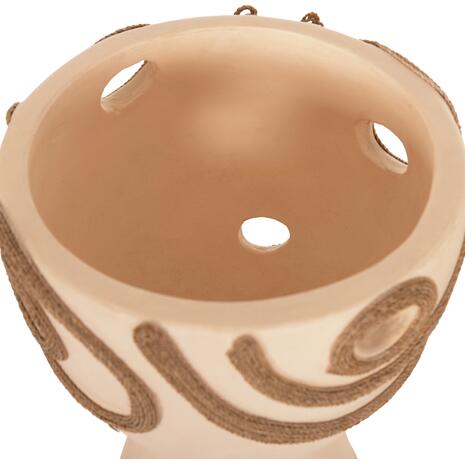 ΕΠΙΤΡΑΠΕΖΙΟ ΔΙΑΚΟΣΜΗΤΙΚΟ ΒΑΖΟ DEAN HM4678.02 ΤΕΡΑΚΟΤΑ ΣΕ ΚΡΕΜ--Φ25x28Υεκ.