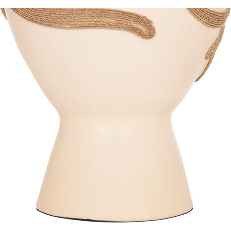 ΕΠΙΤΡΑΠΕΖΙΟ ΔΙΑΚΟΣΜΗΤΙΚΟ ΒΑΖΟ DEAN HM4678.02 ΤΕΡΑΚΟΤΑ ΣΕ ΚΡΕΜ--Φ25x28Υεκ.