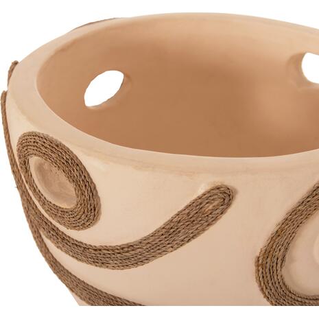 ΕΠΙΤΡΑΠΕΖΙΟ ΔΙΑΚΟΣΜΗΤΙΚΟ ΒΑΖΟ DEAN HM4678.02 ΤΕΡΑΚΟΤΑ ΣΕ ΚΡΕΜ--Φ25x28Υεκ.