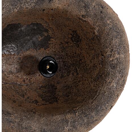 ΦΩΤΙΣΤΙΚΟ ΟΡΟΦΗΣ ΜΕ ΟΨΗ ΠΕΤΡΑΣ STONER (M) HM4418.03 ΓΚΡΙ/ΚΑΦΕ--55x45x40Υεκ.