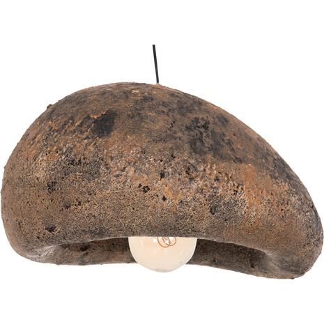 ΦΩΤΙΣΤΙΚΟ ΟΡΟΦΗΣ ΜΕ ΟΨΗ ΠΕΤΡΑΣ STONER (M) HM4418.03 ΓΚΡΙ/ΚΑΦΕ--55x45x40Υεκ.