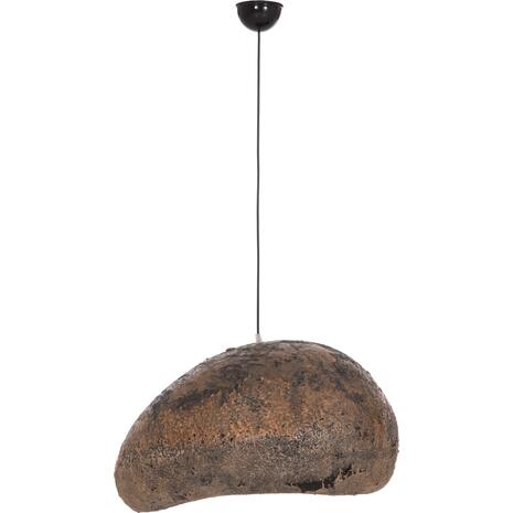 ΦΩΤΙΣΤΙΚΟ ΟΡΟΦΗΣ ΜΕ ΟΨΗ ΠΕΤΡΑΣ STONER (M) HM4418.03 ΓΚΡΙ/ΚΑΦΕ--55x45x40Υεκ.