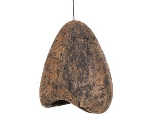 ΦΩΤΙΣΤΙΚΟ ΟΡΟΦΗΣ ΜΕ ΟΨΗ ΠΕΤΡΑΣ STONER (S) HM4417.03 ΓΚΡΙ/ΚΑΦΕ-- 37x30x45Υεκ.