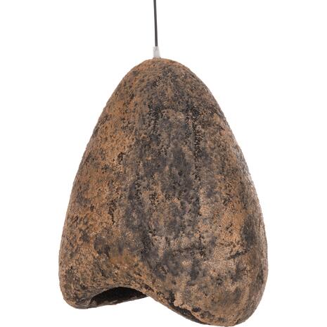 ΦΩΤΙΣΤΙΚΟ ΟΡΟΦΗΣ ΜΕ ΟΨΗ ΠΕΤΡΑΣ STONER (S) HM4417.03 ΓΚΡΙ/ΚΑΦΕ-- 37x30x45Υεκ.