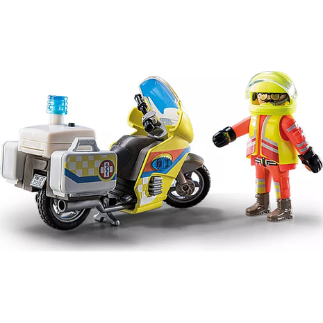 Playmobil City Life Διασώστης Με Μοτοσικλέτα 71205