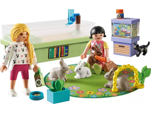 Playmobil My Life Starter Pack Παίζοντας Με Τα Κουνελάκια 71753