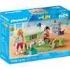 Playmobil My Life Starter Pack Παίζοντας Με Τα Κουνελάκια 71753