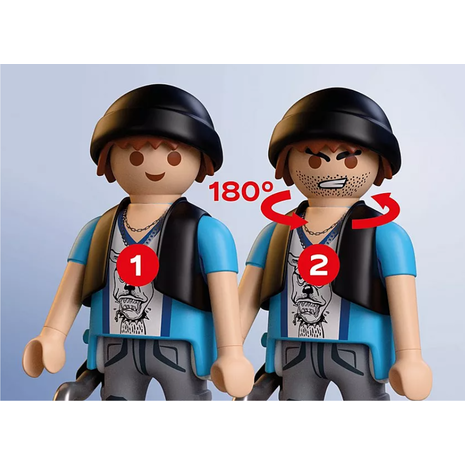 Playmobil City Action Αστυνομική Καταδίωξη Με Μοτοσικλέτα 72079