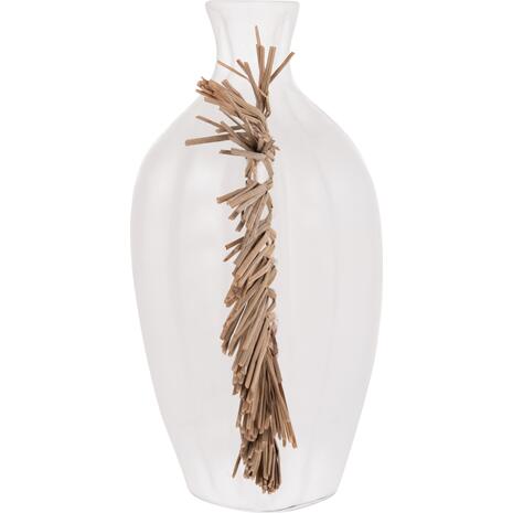 ΕΠΙΤΡΑΠΕΖΙΟ ΔΙΑΚΟΣΜΗΤΙΚΟ JEBB HM4689.02 ΛΕΥΚΗ ΤΕΡΑΚΟΤΑ & GRASS--32x15x33Υεκ.