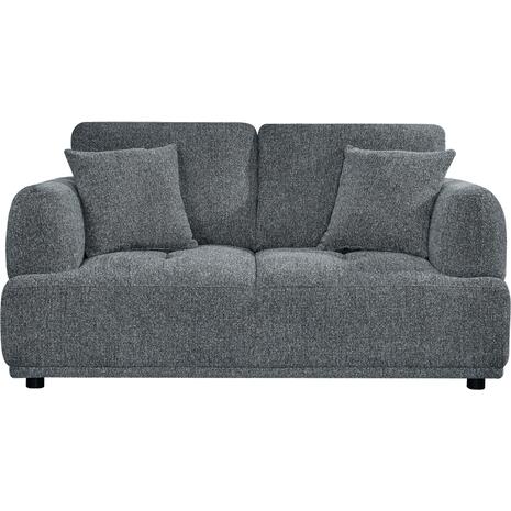 ΚΑΝΑΠΕΣ 2-ΘΕΣΙΟΣ STRUCTO HM3330.01 ΓΚΡΙ ΥΦΑΣΜΑ 168x94x88Υεκ.