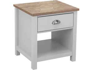 Κομοδίνο LUXOR Απόχρωση Sonoma - Άσπρο [Ε-00022012] Ε740,1 - Ανακάλυψε ποιοτικά και μοντέρνα Κομοδίνα για την Κρεβατοκάμαρα σου από το Oikonomou-shop.gr.