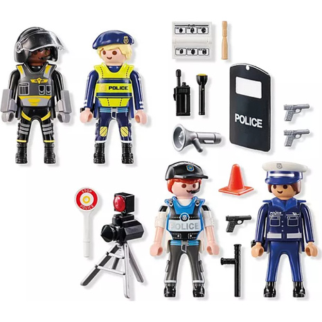 Playmobil Action Heroes Σετ Φιγούρες Αστυνομίας 71730