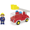 Playmobil Junior: Πυροσβέστης Με Κλιμακοφόρο Όχημα 71683