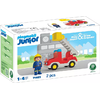Playmobil Junior: Πυροσβέστης Με Κλιμακοφόρο Όχημα 71683