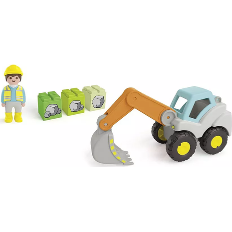 Playmobil Junior: Φορτωτής Εκσκαφέας 71684