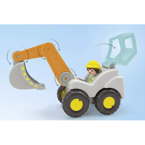 Playmobil Junior: Φορτωτής Εκσκαφέας 71684