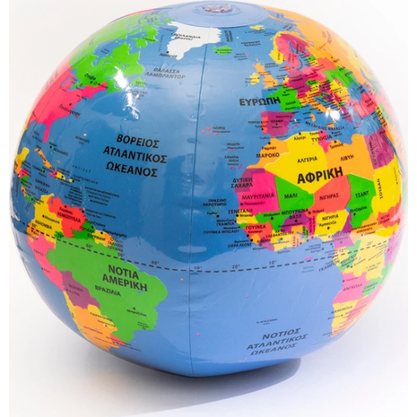 Φουσκωτή υδρόγειος σφαίρα - Μικροί εξερευνητές