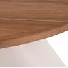 ΒΟΗΘΗΤΙΚΟ ΤΡΑΠΕΖΙ AIDA HM4692.02 FIBER CEMENT ΛΕΥΚΟ--ΞΥΛΟ TEAK TOP 47x60x59Υεκ