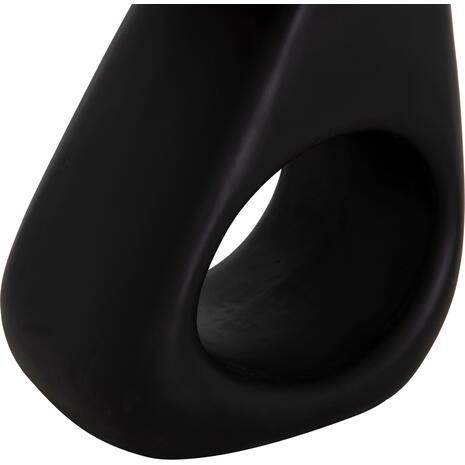 ΒΟΗΘΗΤΙΚΟ ΤΡΑΠΕΖΙ AIDA HM4692.01 FIBER CEMENT ΜΑΥΡΟ--ΞΥΛΟ TEAK TOP 47x60x59Υεκ