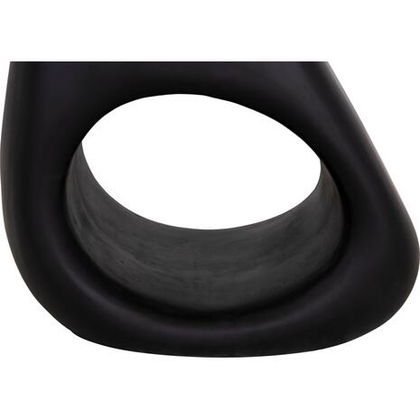 ΒΟΗΘΗΤΙΚΟ ΤΡΑΠΕΖΙ AIDA HM4692.01 FIBER CEMENT ΜΑΥΡΟ--ΞΥΛΟ TEAK TOP 47x60x59Υεκ