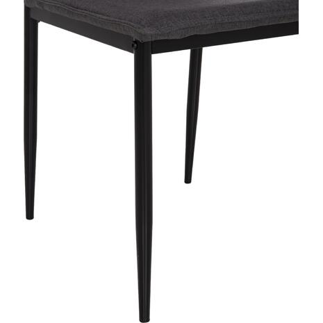 ΚΑΡΕΚΛΑ ΤΡΑΠΕΖΑΡΙΑΣ PERKY HM18347.01 ΓΚΡΙ ΥΦΑΣΜΑ-ΜΕΤΑΛ. ΠΟΔΙΑ ΜΑΥΡΑ 44x60x87Υεκ (σετ 4 τεμαχίων)