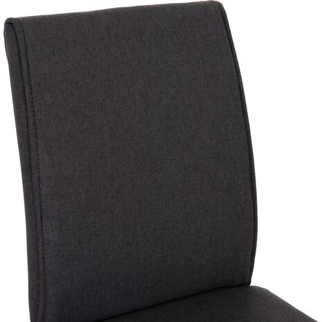 ΚΑΡΕΚΛΑ ΤΡΑΠΕΖΑΡΙΑΣ PERKY HM18347.01 ΓΚΡΙ ΥΦΑΣΜΑ-ΜΕΤΑΛ. ΠΟΔΙΑ ΜΑΥΡΑ 44x60x87Υεκ (σετ 4 τεμαχίων)