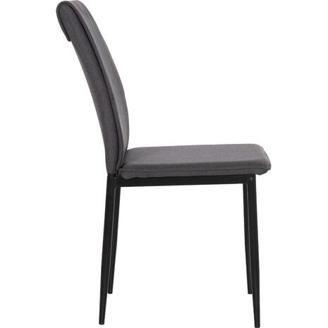 ΚΑΡΕΚΛΑ ΤΡΑΠΕΖΑΡΙΑΣ PERKY HM18347.01 ΓΚΡΙ ΥΦΑΣΜΑ-ΜΕΤΑΛ. ΠΟΔΙΑ ΜΑΥΡΑ 44x60x87Υεκ (σετ 4 τεμαχίων)