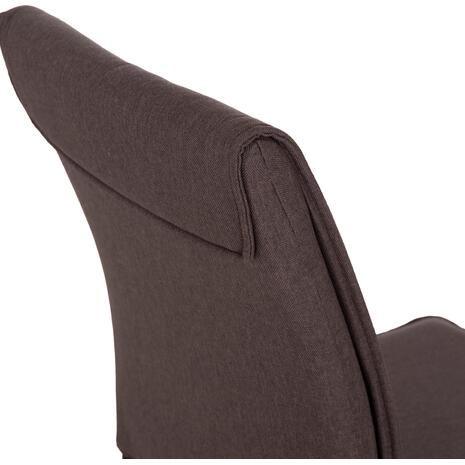 ΚΑΡΕΚΛΑ ΤΡΑΠΕΖΑΡΙΑΣ PERKY HM18347.03 ΚΑΦΕ ΥΦΑΣΜΑ-ΜΕΤΑΛ. ΠΟΔΙΑ ΜΑΥΡΑ 44x60x87Υεκ (σετ 4 τεμαχίων)