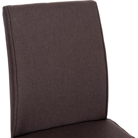 ΚΑΡΕΚΛΑ ΤΡΑΠΕΖΑΡΙΑΣ PERKY HM18347.03 ΚΑΦΕ ΥΦΑΣΜΑ-ΜΕΤΑΛ. ΠΟΔΙΑ ΜΑΥΡΑ 44x60x87Υεκ (σετ 4 τεμαχίων)