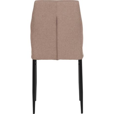 ΚΑΡΕΚΛΑ ΤΡΑΠΕΖΑΡΙΑΣ DIAZ HM18346.04 ΜΠΕΖ ΥΦΑΣΜΑ-ΜΕΤΑΛΛΙΚΑ ΠΟΔΙΑ ΜΑΥΡΑ 43x52x87Υεκ. (σετ 4 τεμαχίων)