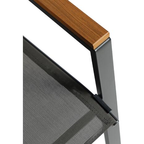 ΠΟΛΥΘΡΟΝΑ ΕΞ.ΧΩΡΟΥ LEONE HM6429.01 ΜΕΤΑΛΛΙΚΗ ΓΚΡΙ--TEXTILENE ΓΚΡΙ 55x74x90Υεκ