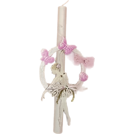 Λαμπάδα αρωματική ξύλινη φιγούρα μπαλαρίνα (διάφορα χρώματα)