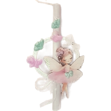 Λαμπάδα αρωματική ξύλινη φιγούρα μπαλαρίνα (διάφορα χρώματα)