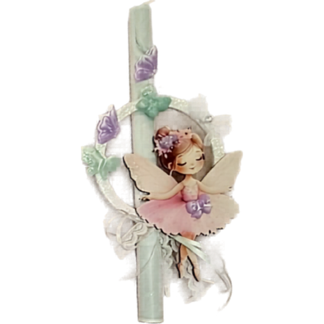 Λαμπάδα αρωματική ξύλινη φιγούρα μπαλαρίνα (διάφορα χρώματα)