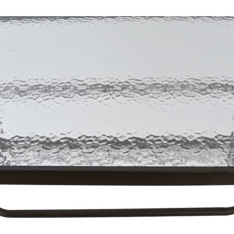 ΤΡΑΠΕΖΙ BRUNO 140Χ80Χ72Υεκ. ΚΑΦΕ ΜΕΤΑΛΛΙΚΟ ΜΕ ΓΥΑΛΙΝΗ ΕΠΙΦΑΝΕΙΑ HM5106.02